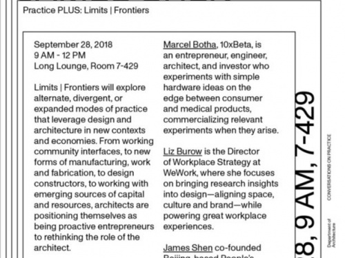 Talk at MIT: Practice PLUS Limits Frontiers